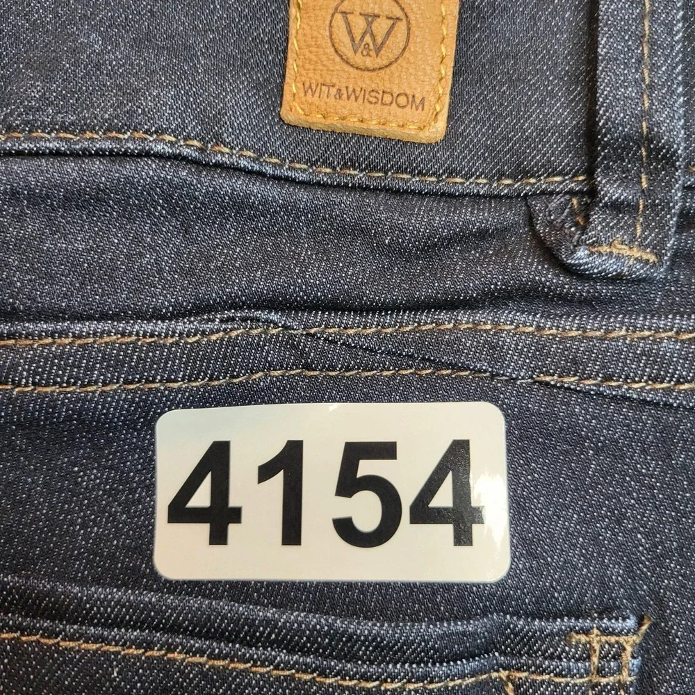 Wit & Wisdom‎ Skinny Jegging Jeans Womens 16 Dark Navy High Rise Stretch Denim
